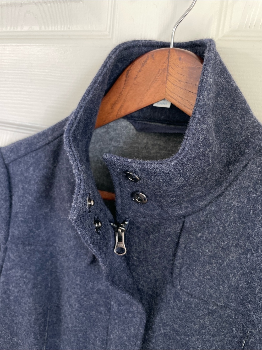 Boden Classic Tailored Wool Blend Stand Collar Jacket Coat US 4 UK 8 - Picture 8 of 16